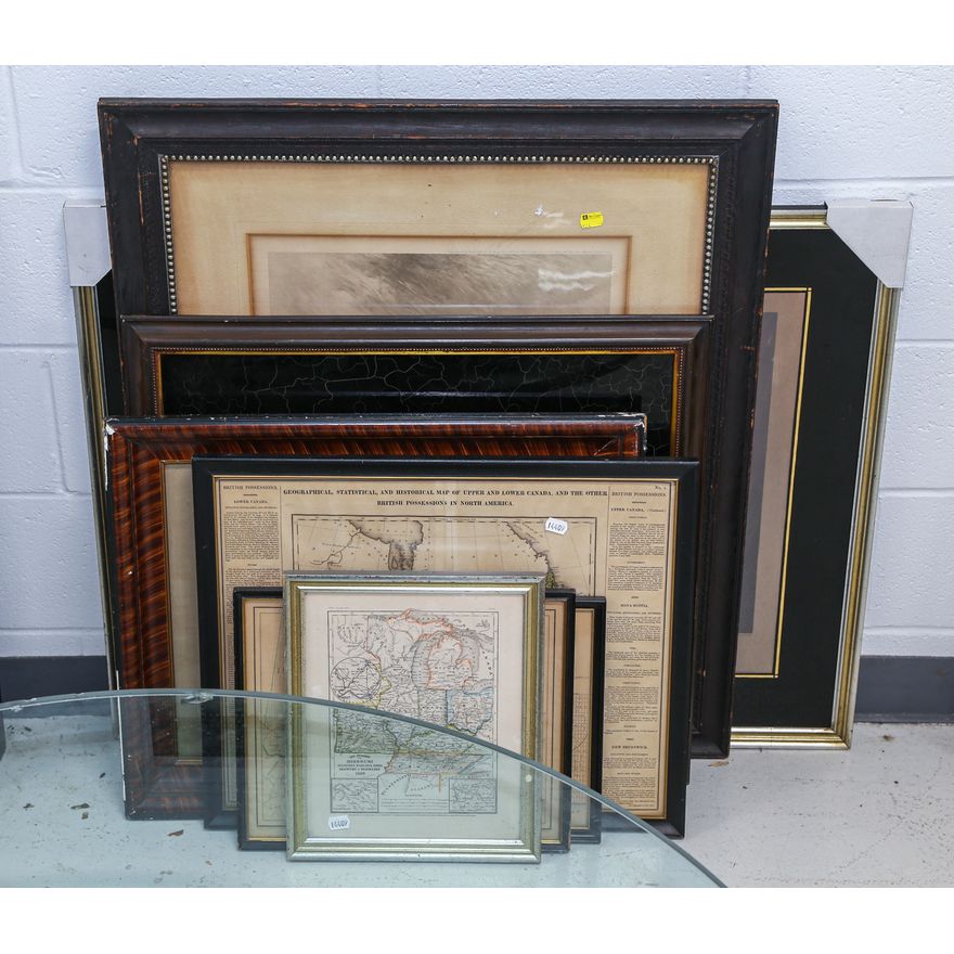 Selection of Framed Maps & Prints