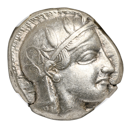 古代コイン 古代ギリシャ アッティカ・アテネ テトラドラクマ銀貨 ...