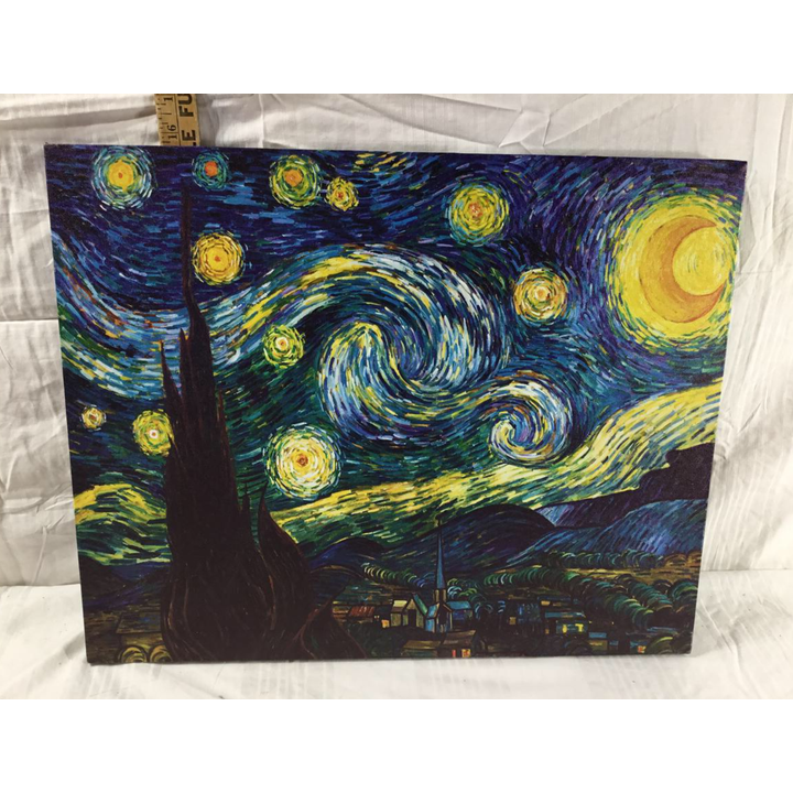 Starry Night Canvas Art 20" x 16"