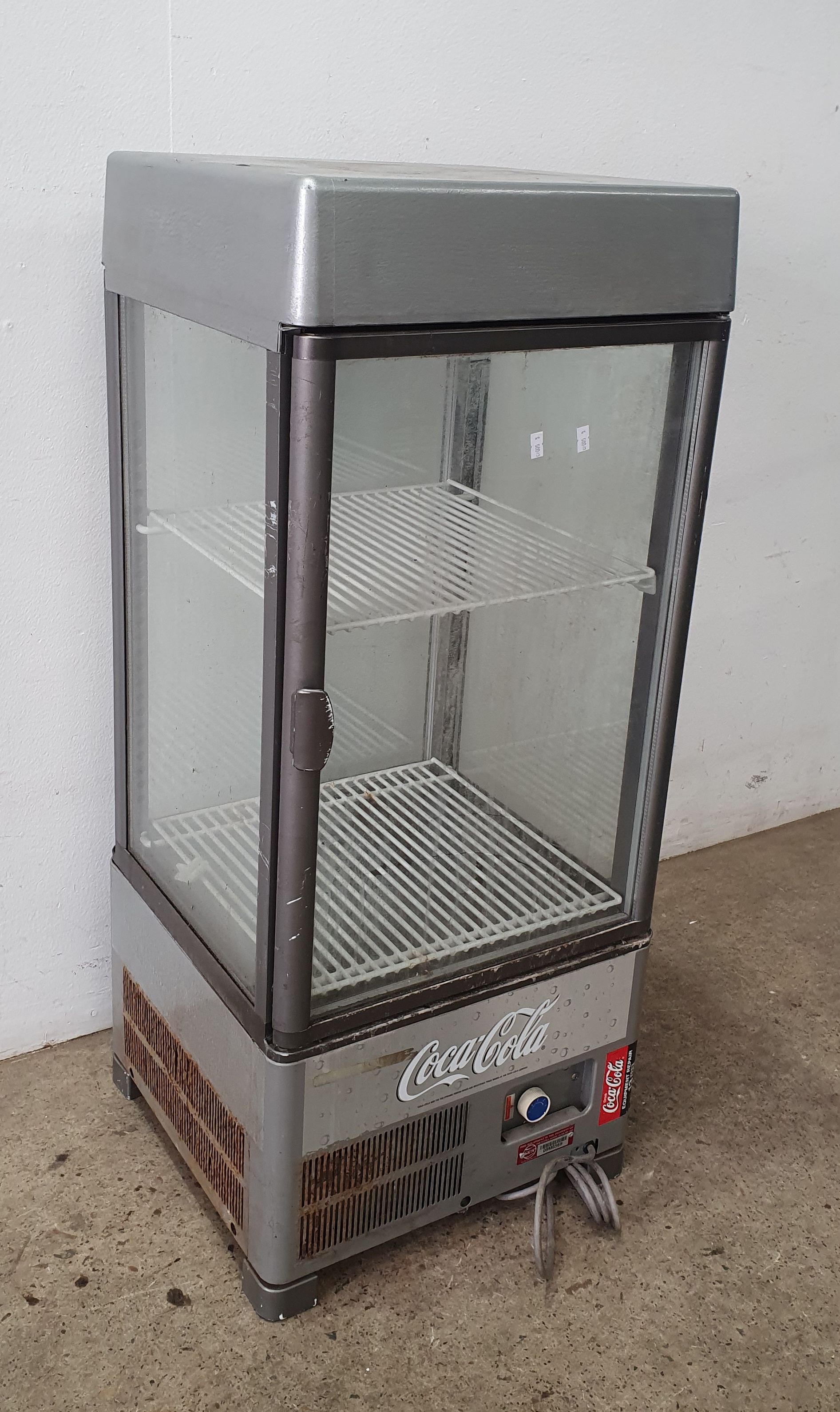 1222 · A COCA COLA DOUBLE SIDED FRIDGE