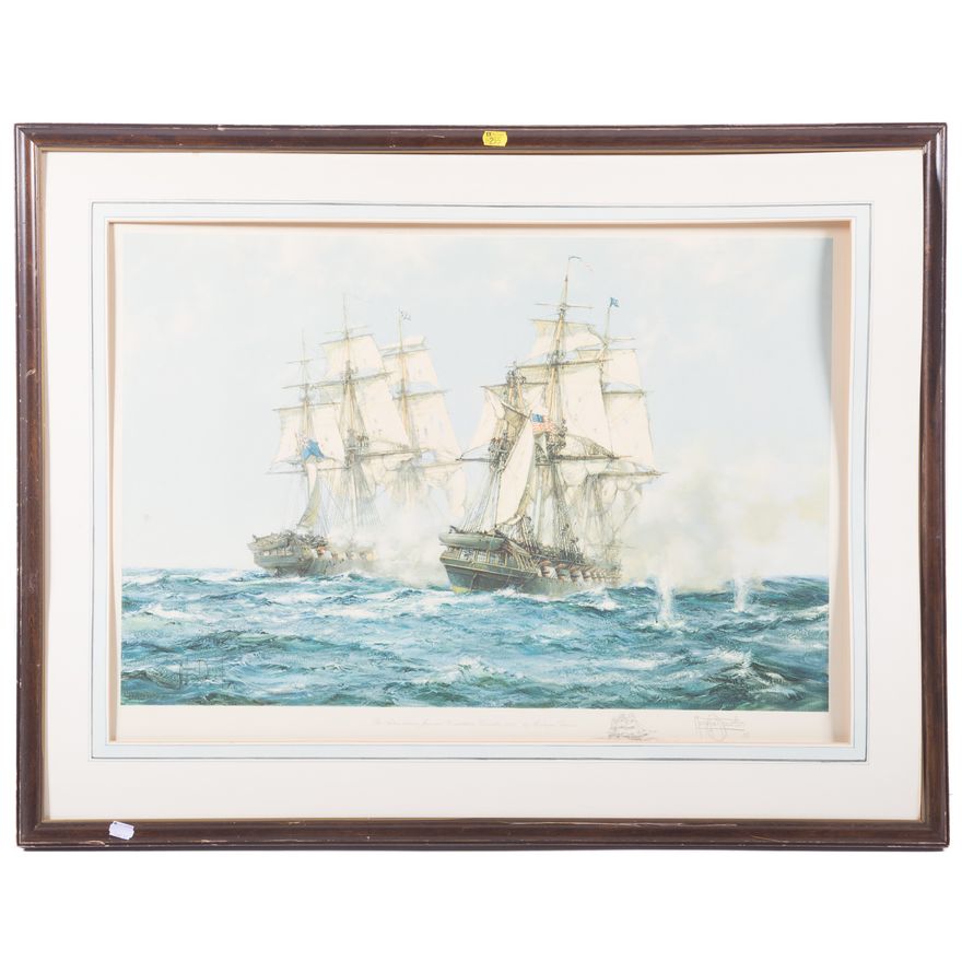 Montague Dawson. "Java and Constitution"