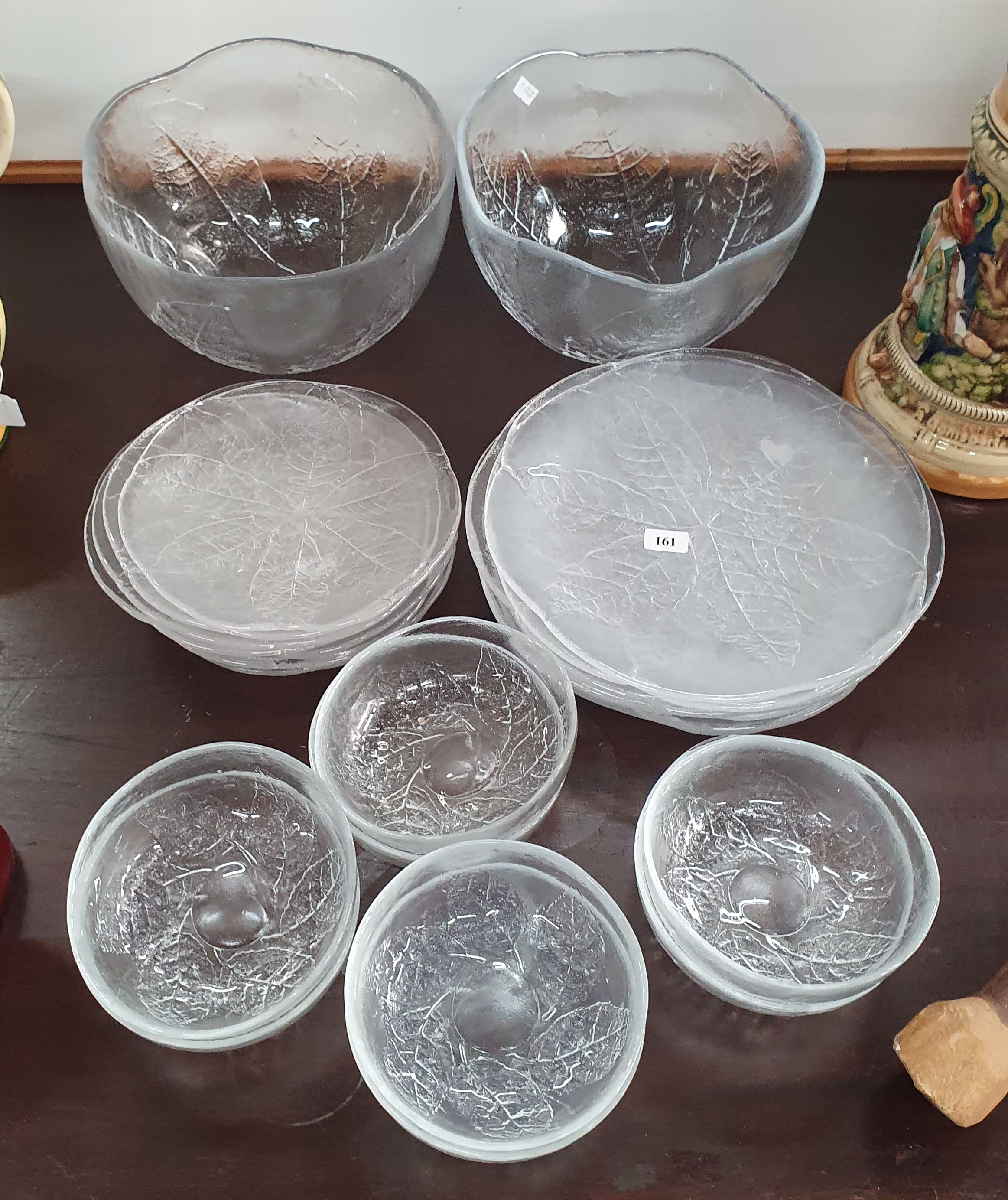 161 · A GROUP OF ANNE & GURAN WARIFF FOR KOSTA BODA CRYSTAL WARE