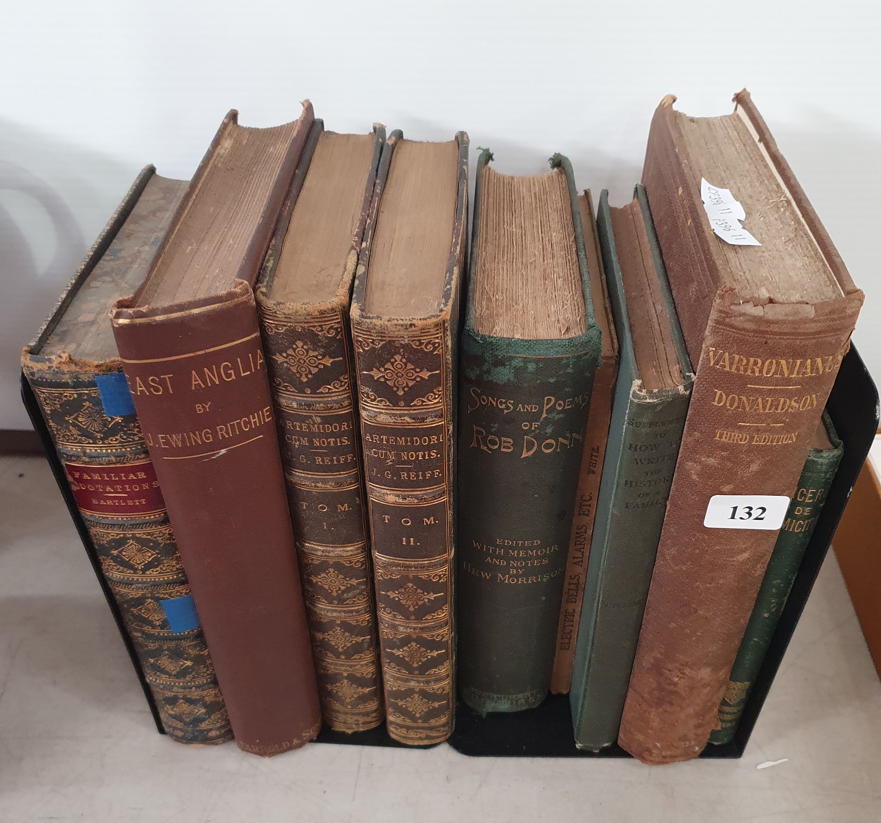 132 · A GROUP OF 19th CENTURY BOOKS
