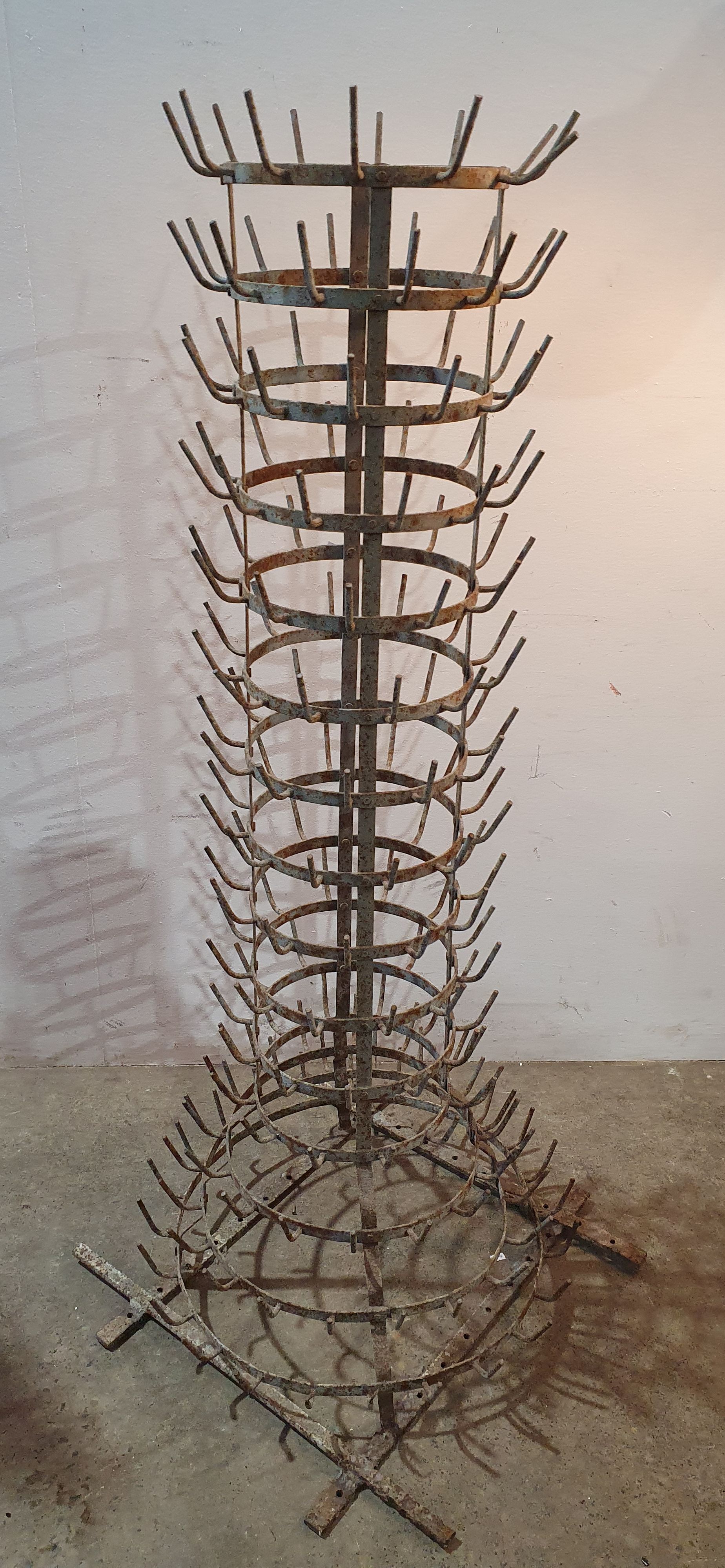 A French Wine Bottle Drier