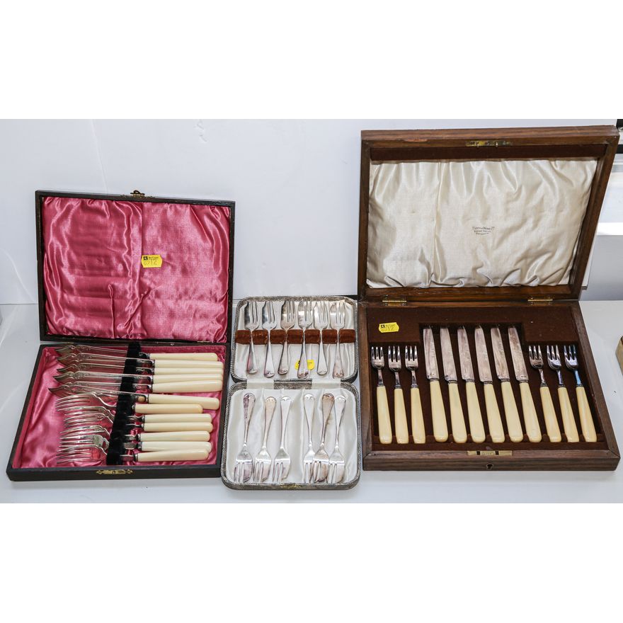 Assorted English Silver Plated Flatware