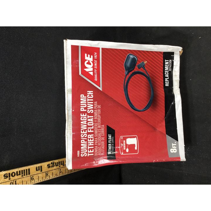 Ace Sump/Sewage Pump Tether Float Switch - 8 Ft