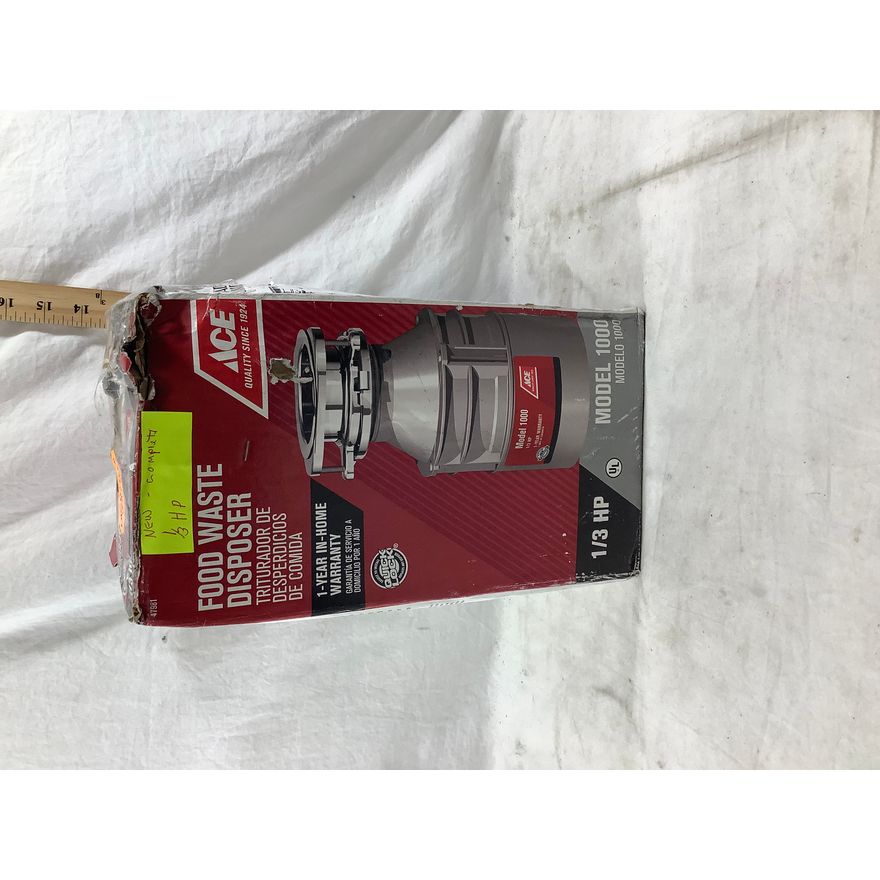 ACE Food Waste Disposer 1/3HP Recycle your Food Waste