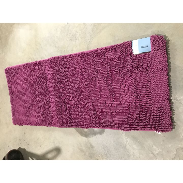 Bath Rug Anti Skid Back 5 Ft x 2 Ft (Grape Purple)