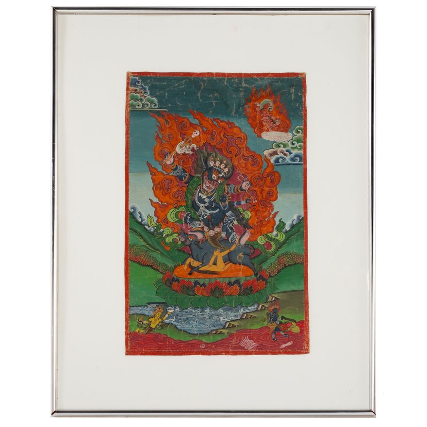 Buddhist Thangka of Hayagriva