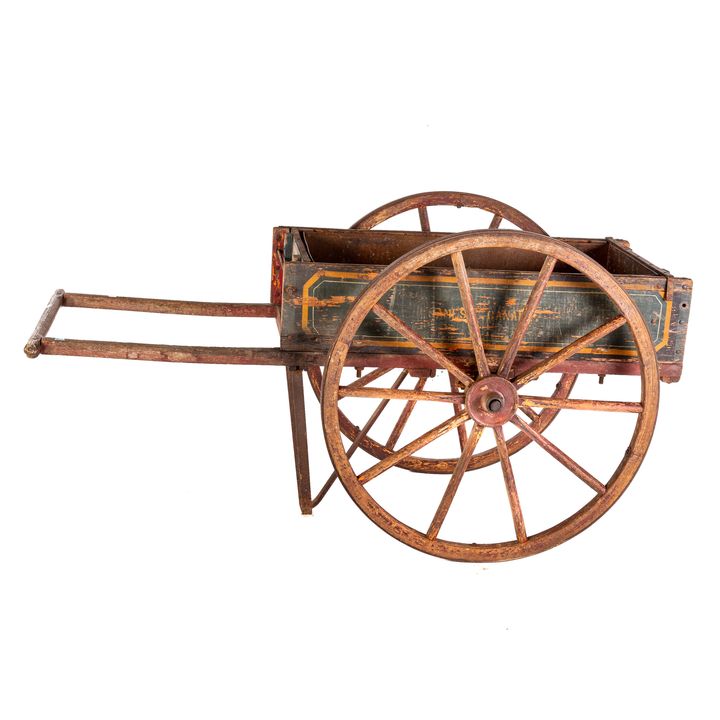 Painted Vendors Wagon Cart