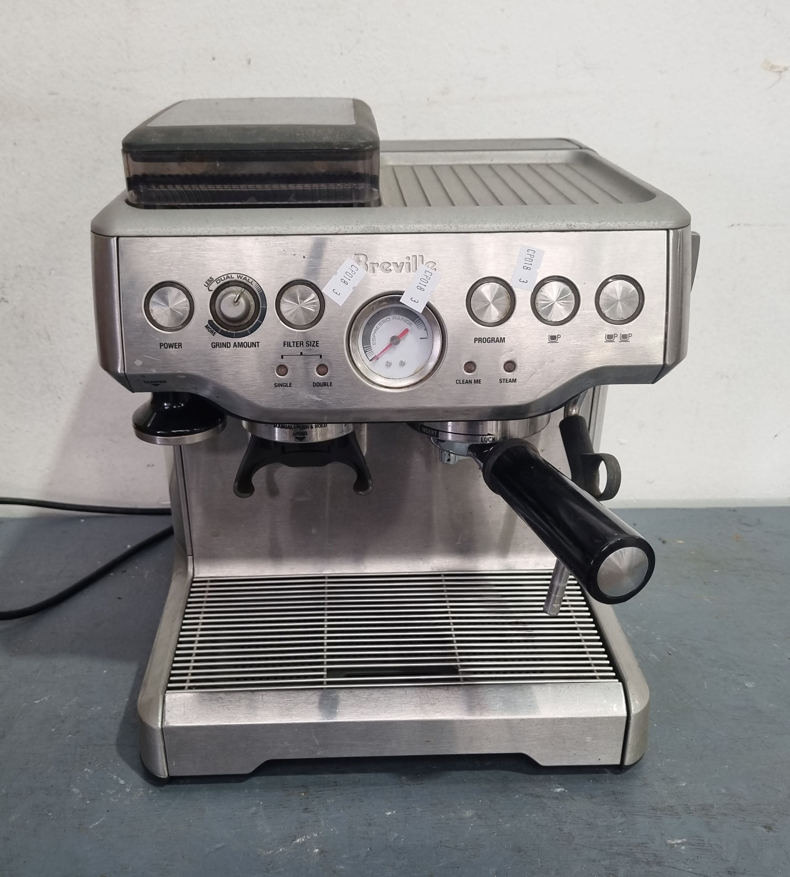 A Breville Coffee Machine