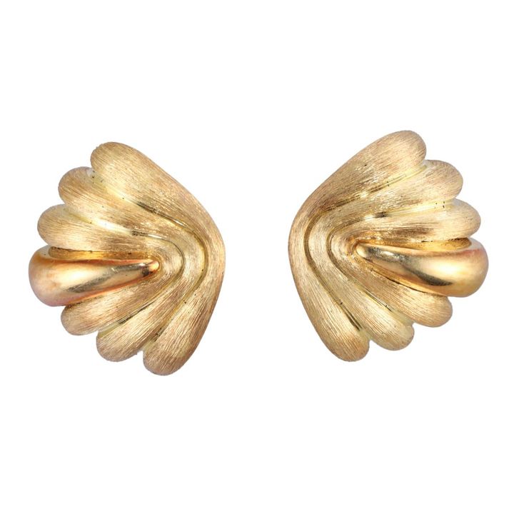 Henry Dunay 18k Gold Earrings