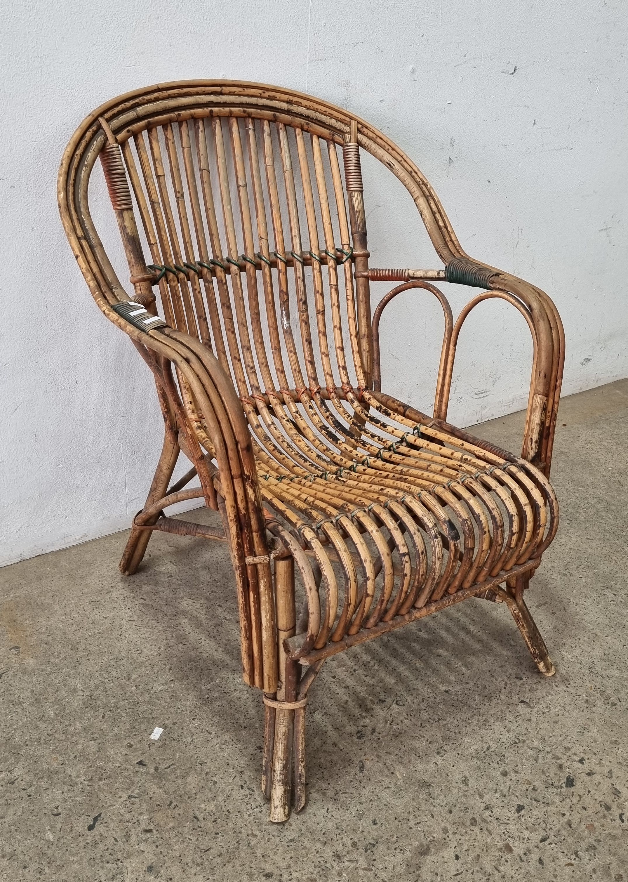 A Tiger Cane Chair