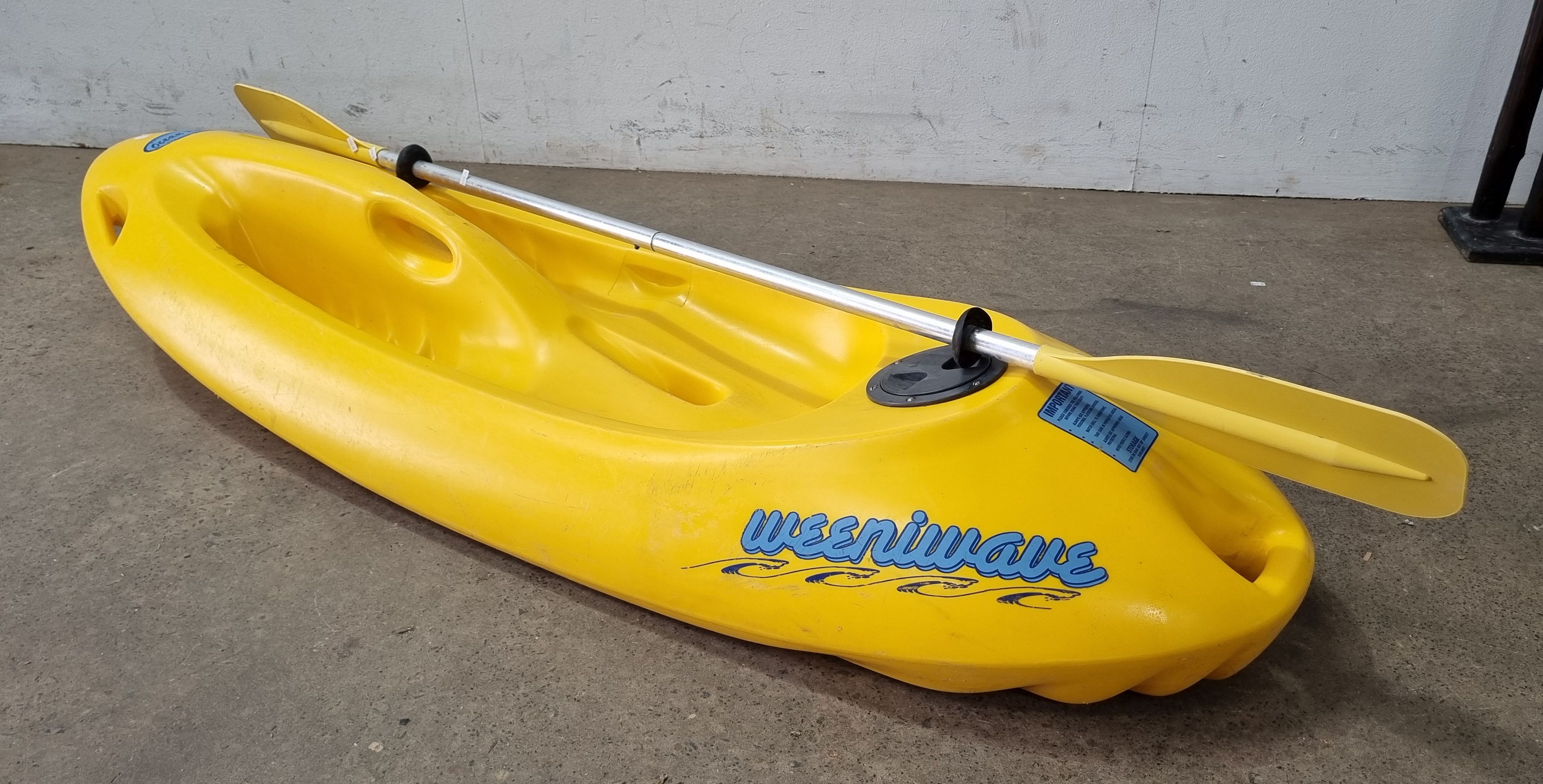 A Weeniewave Kids Kayak