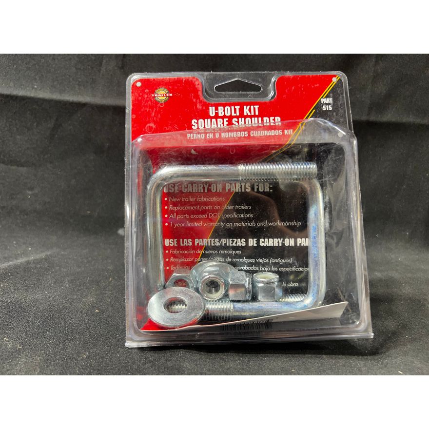 Carry-On Trailer Corporation U-Bolt Kit- Square Shoulder