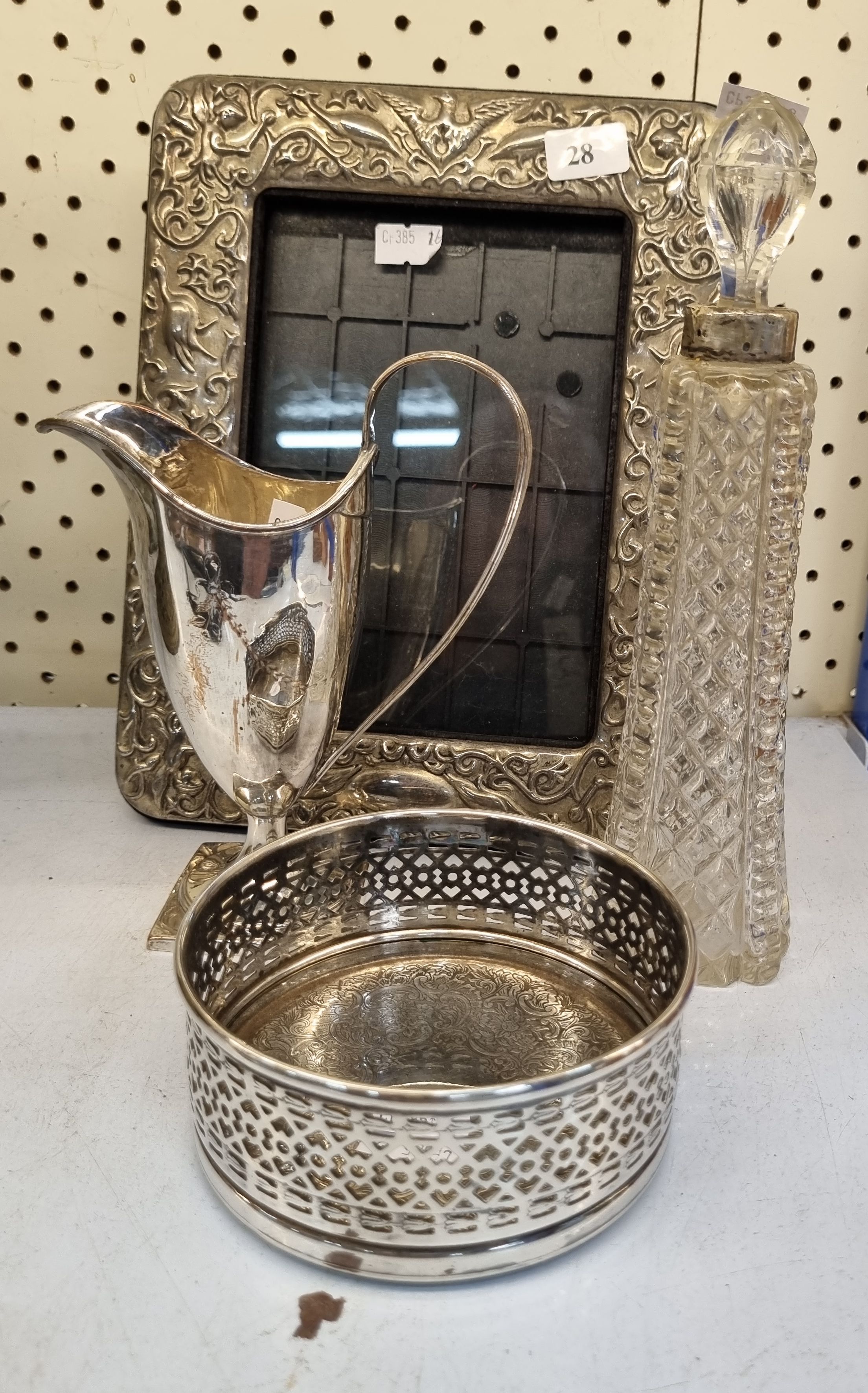 28 · A GROUP OF SILVERPLATED WARES