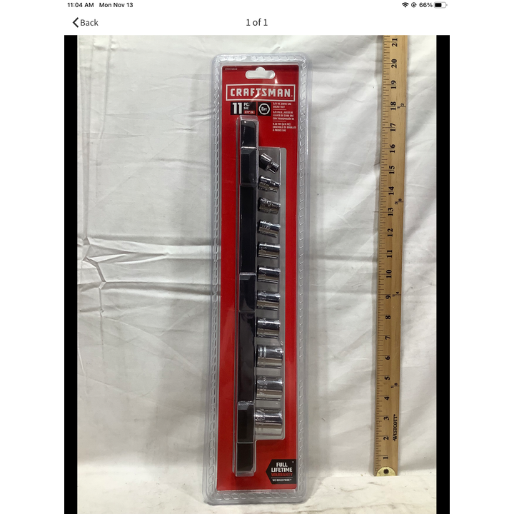 Craftsman 11pc 3/8" Drive SAE Socket Set