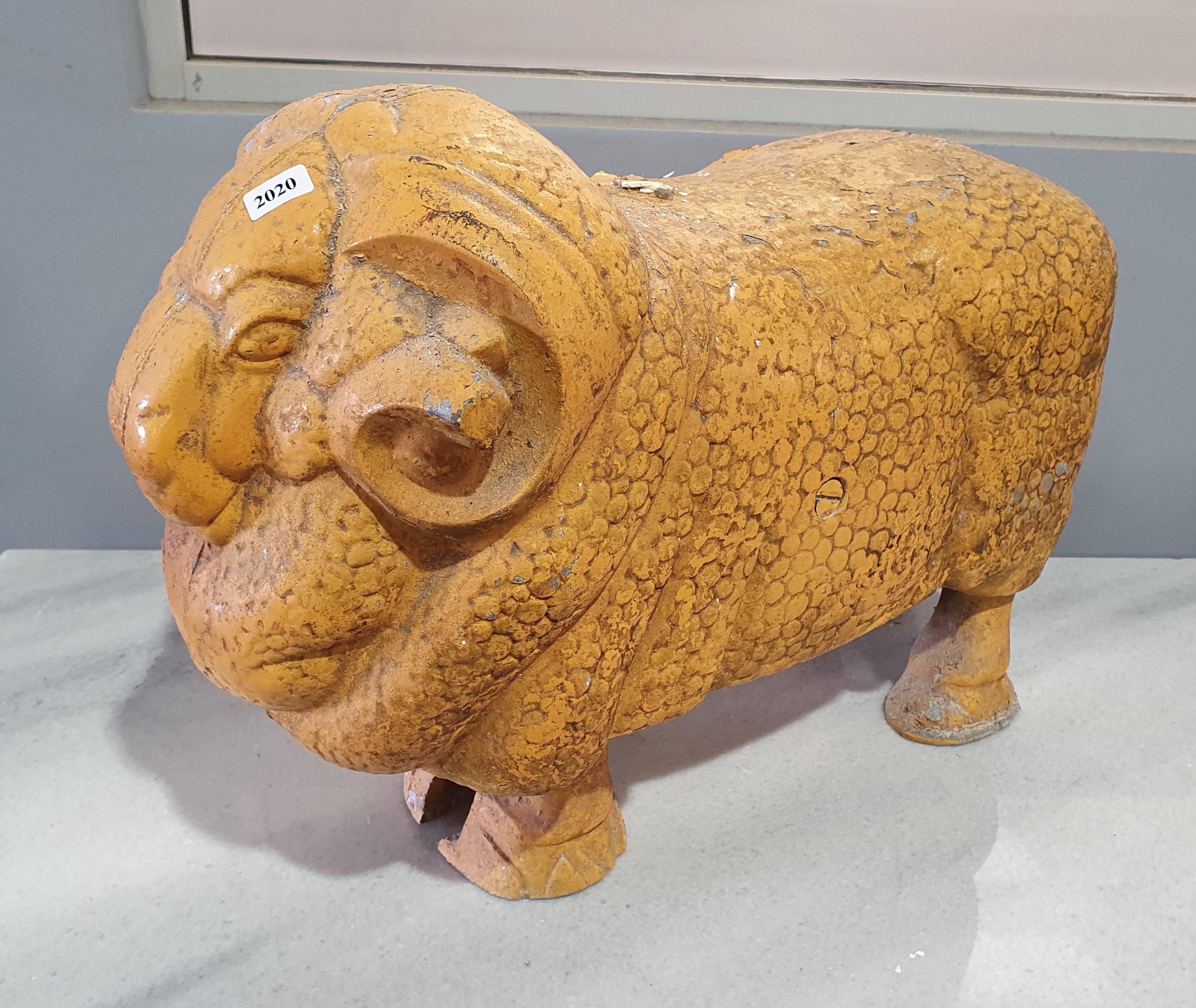 A CAST ALLOY GOLDEN FLEECE PETROL BOWSER RAM