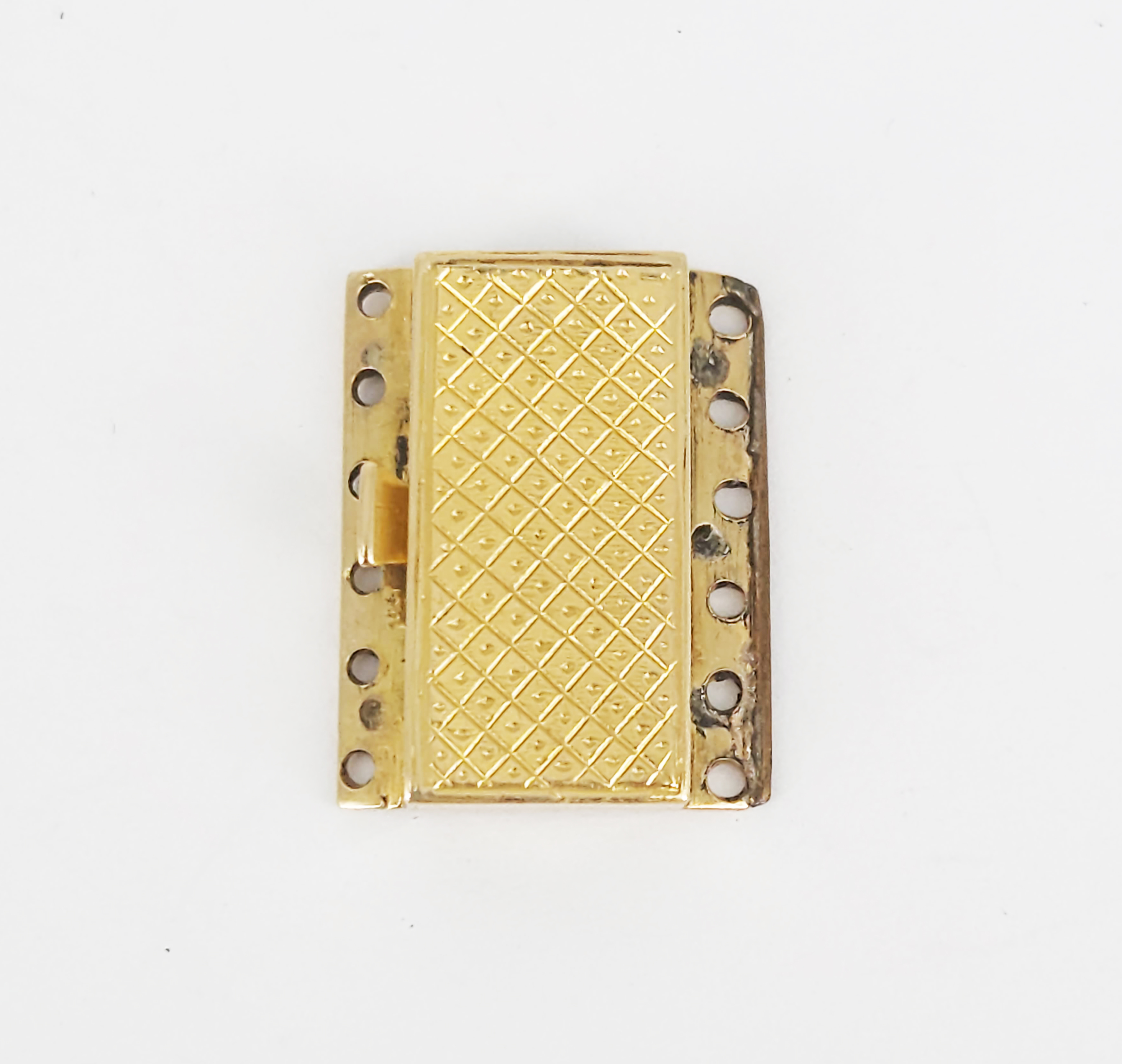 A Yellow Gold Box Clasp