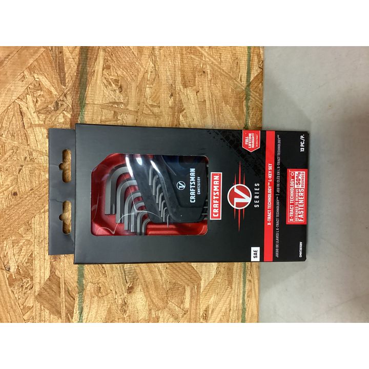 Craftsman V-Series 13 Pc. X-Tract Technology L-Key Set SAE