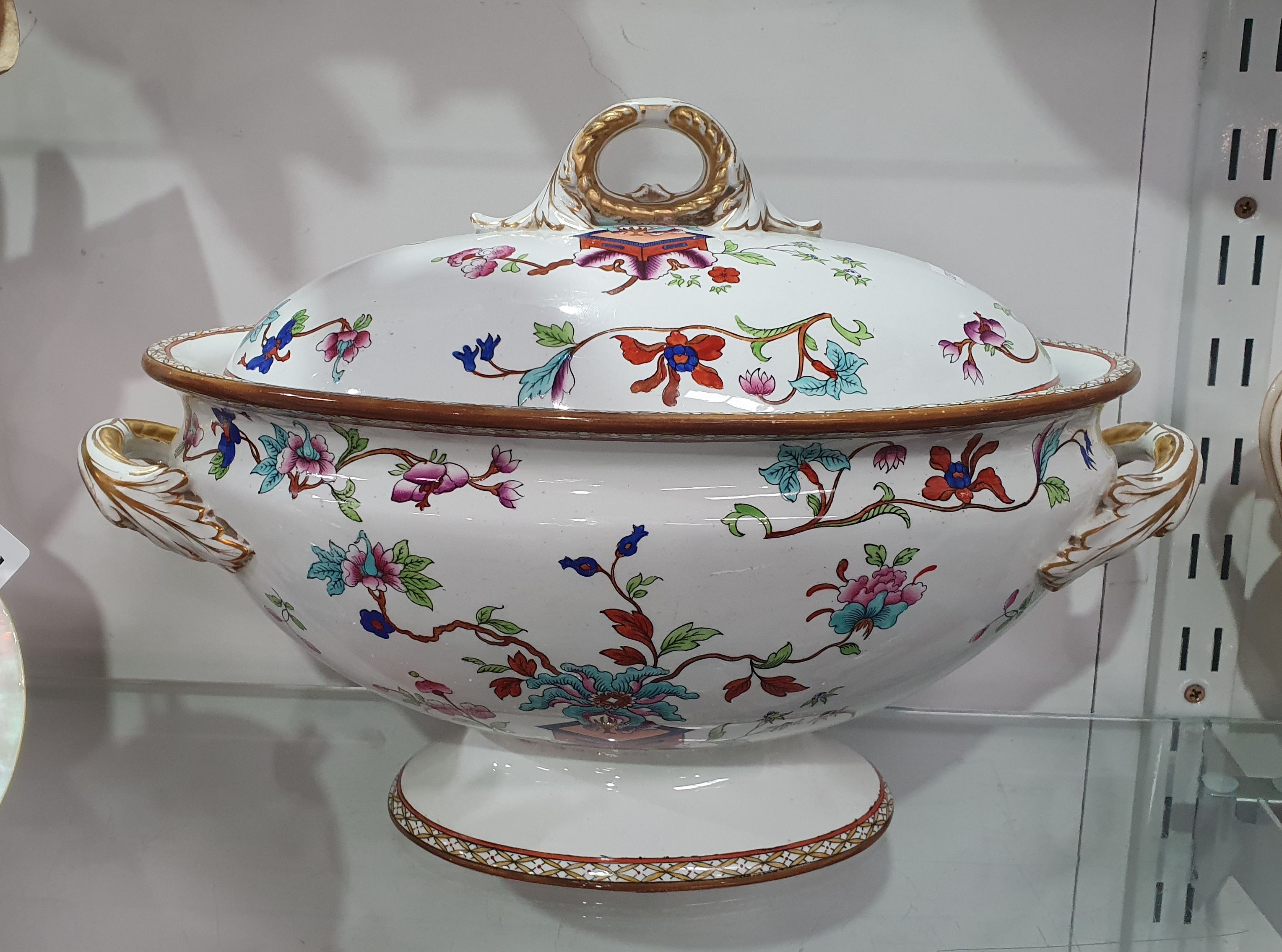 19th Century Royal Worcester Lidded Vegetable Tureen