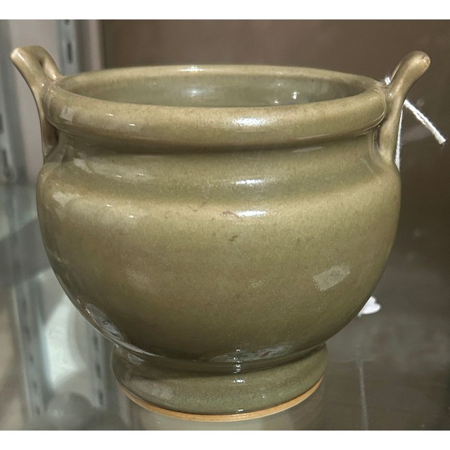 A Chinese celadon glazed censer