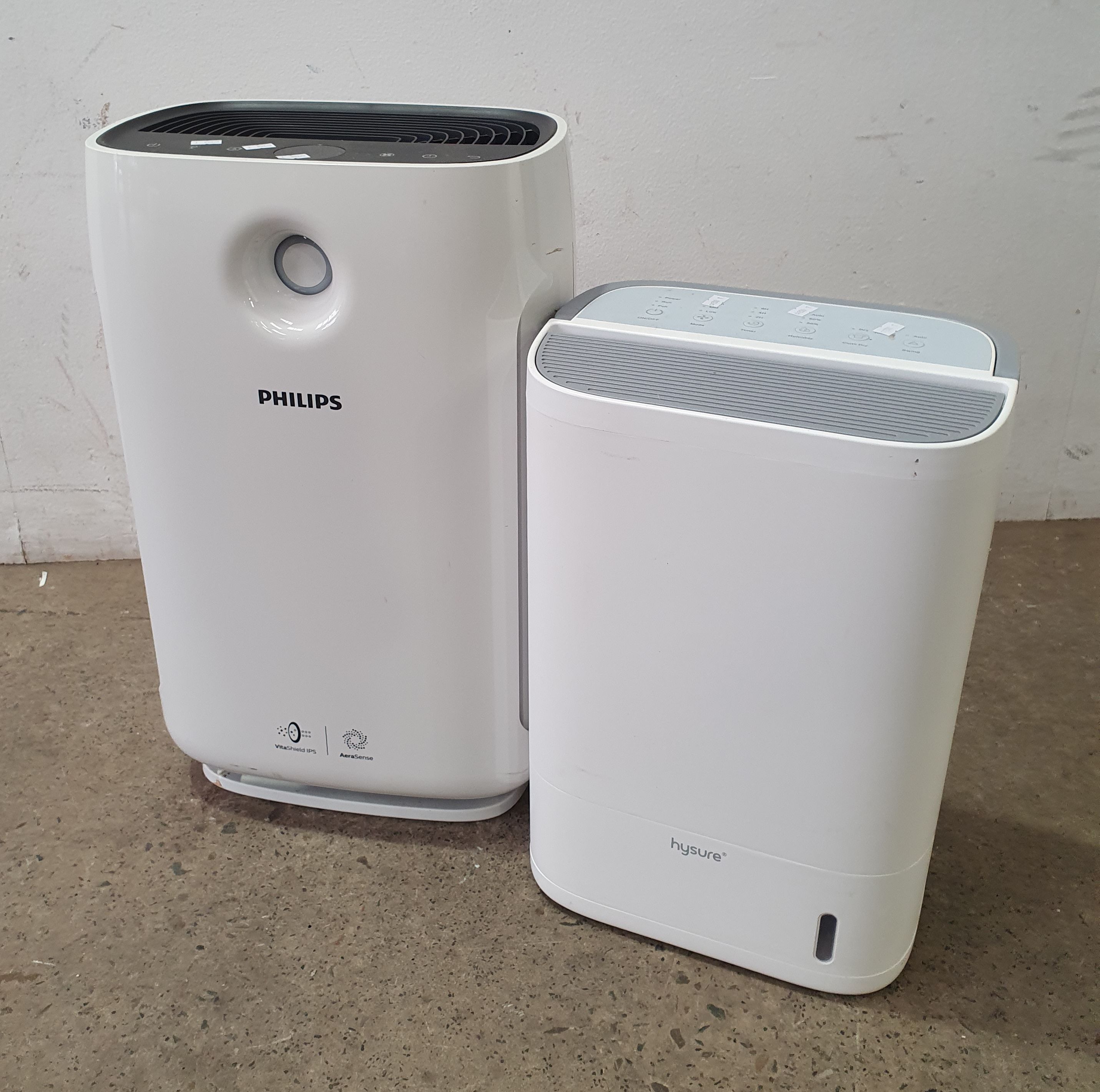 Two Various Dehumidifiers