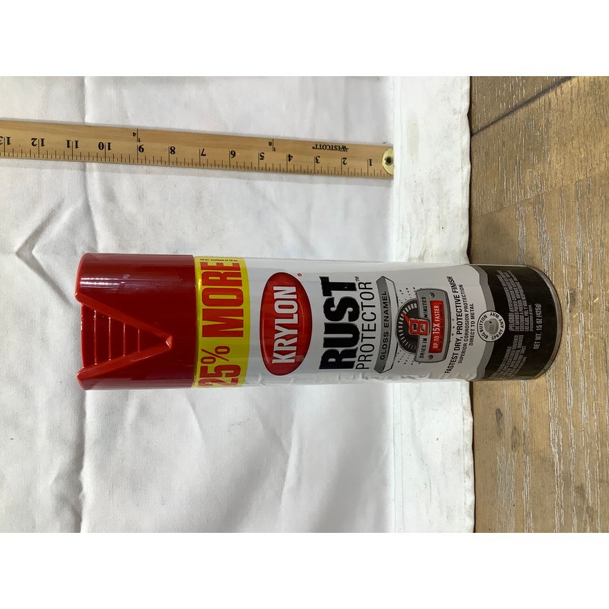 Krylon Rust Protector Gloss Enamel Red 15oz Spray Paint