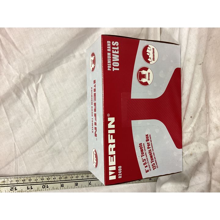 Merfin 8'' x 9.8'' Premium Hand Towels (125 Towels Per Box)