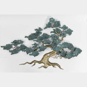 RON BERTOCCHI BONSAI TREE METAL WALL SCULPTURE