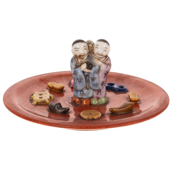 A Chinese Porcelain Joss Stick Holder