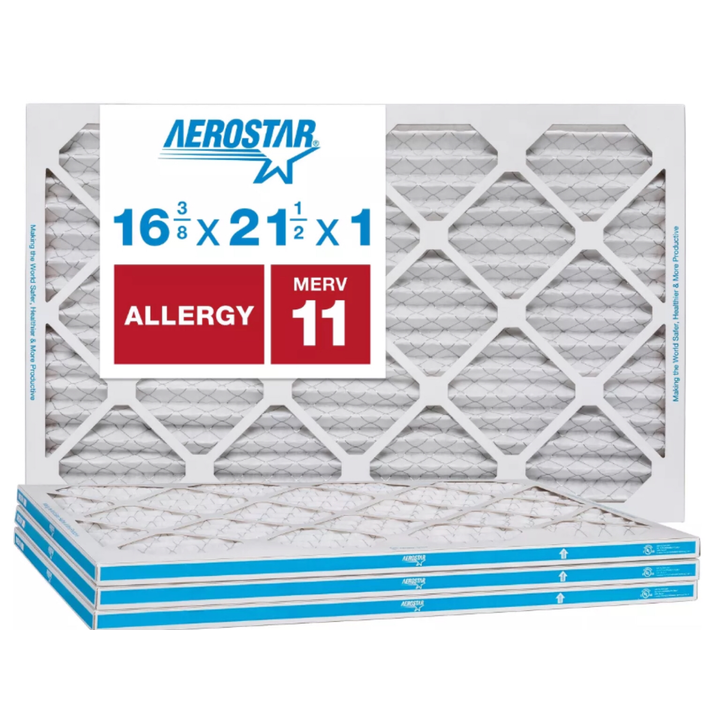 (6) AeroStar Air Filters 16-3/8"x21-1/2"x1"