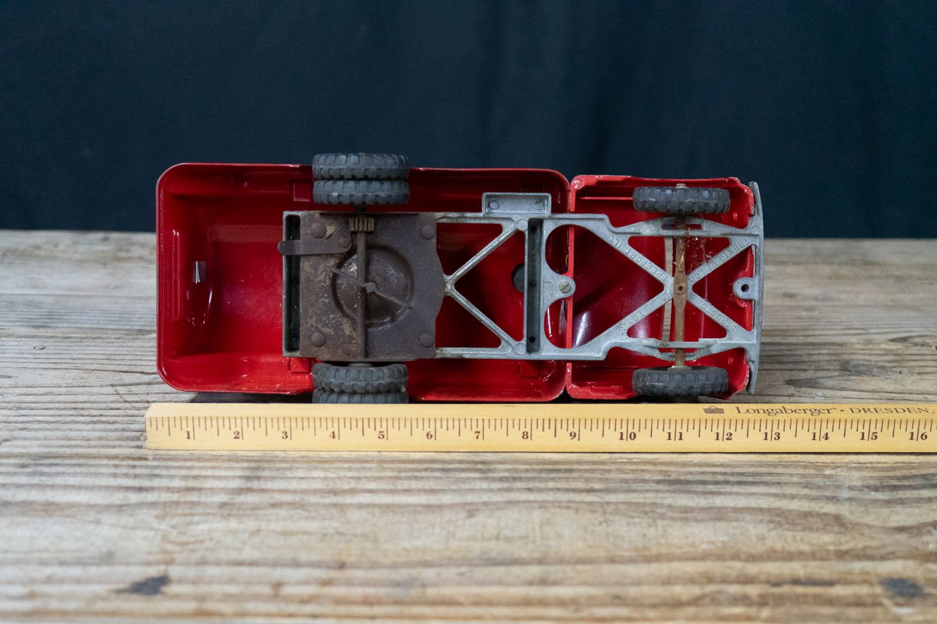 Structo Max 1950s Structo Toys Windup Tanker | Harritt Group, Inc