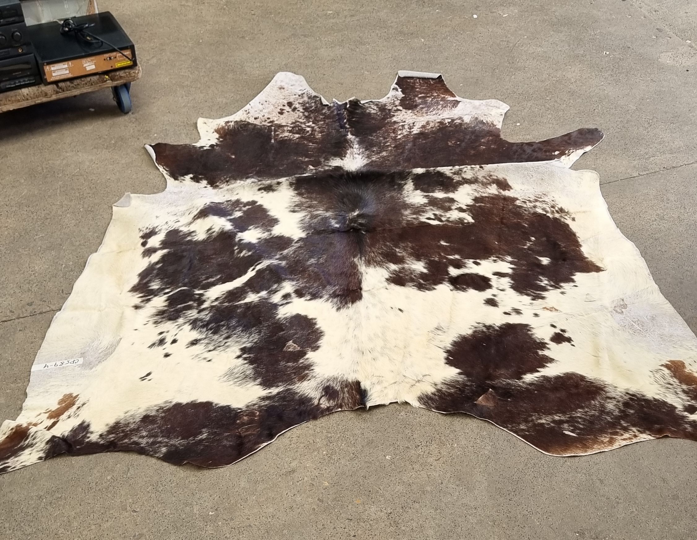 A LARGE COW HIDE