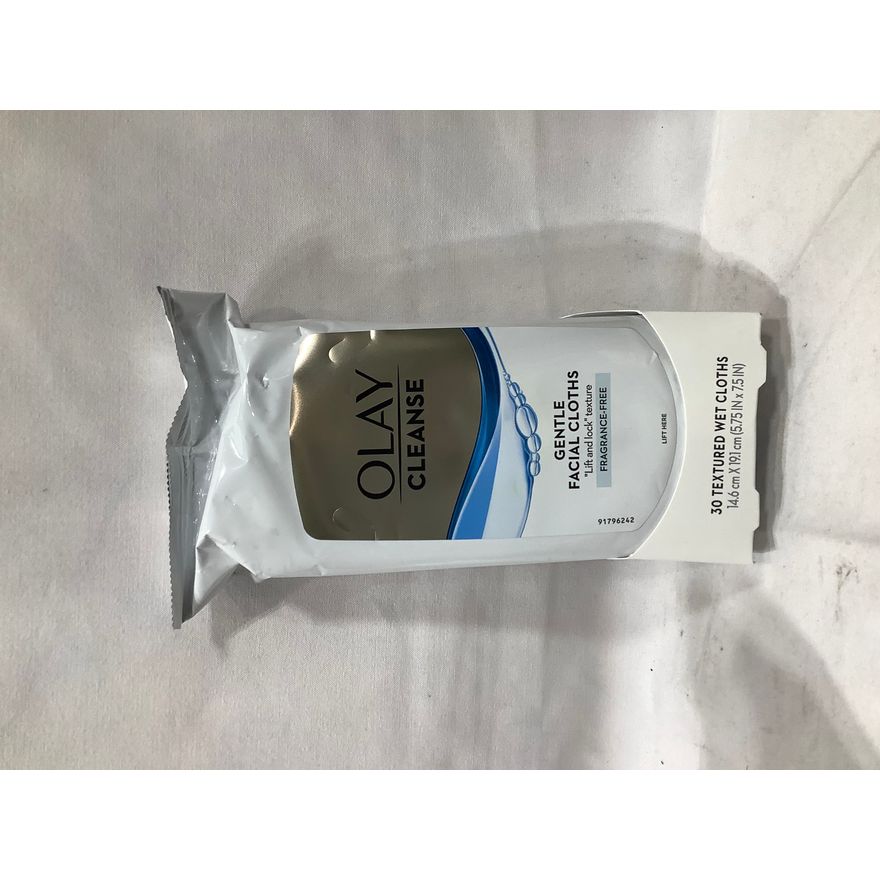 30ct Olay Gentle Facial Cloths -Fragrance Free