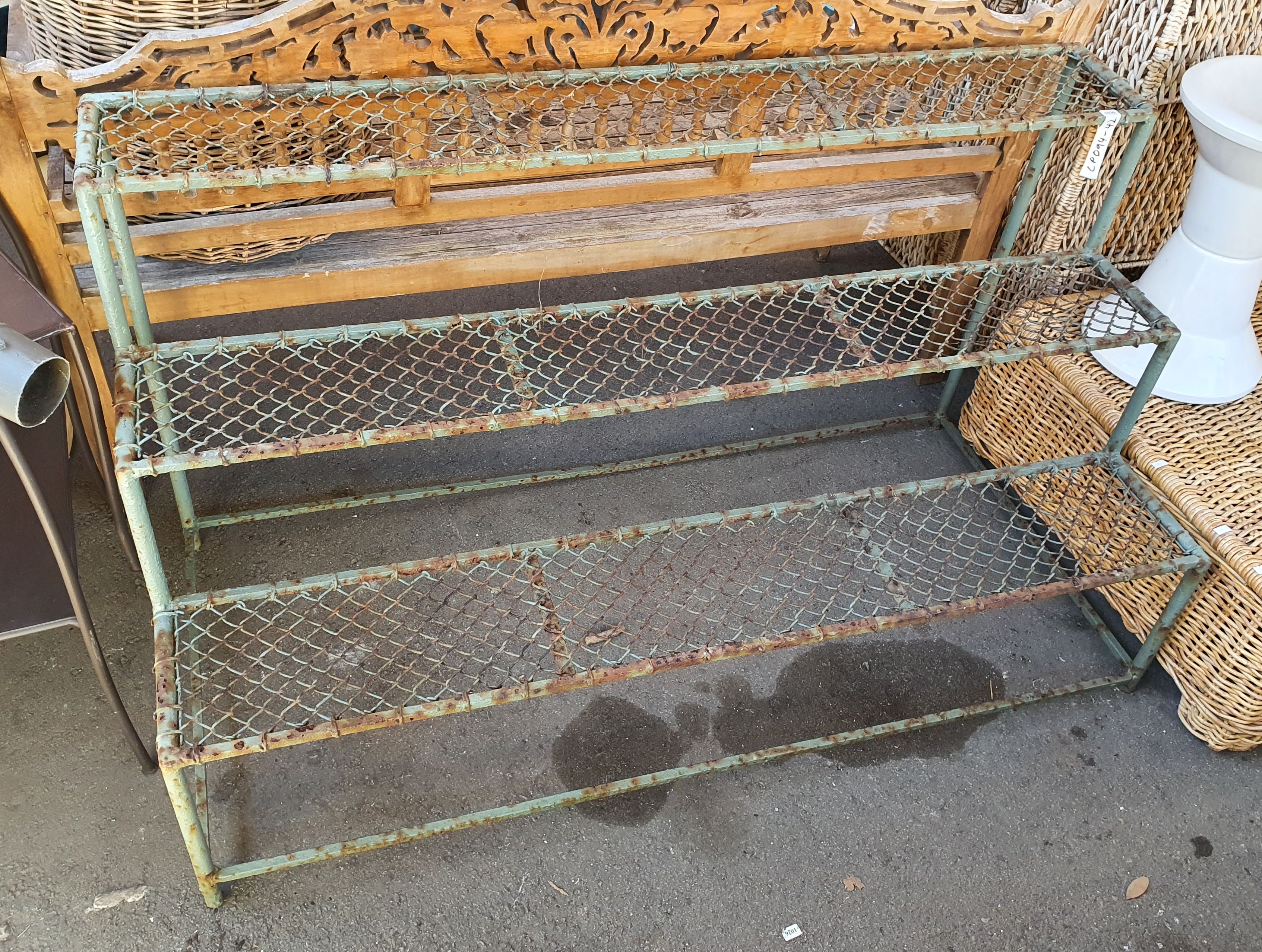 A Metal Plant Stand