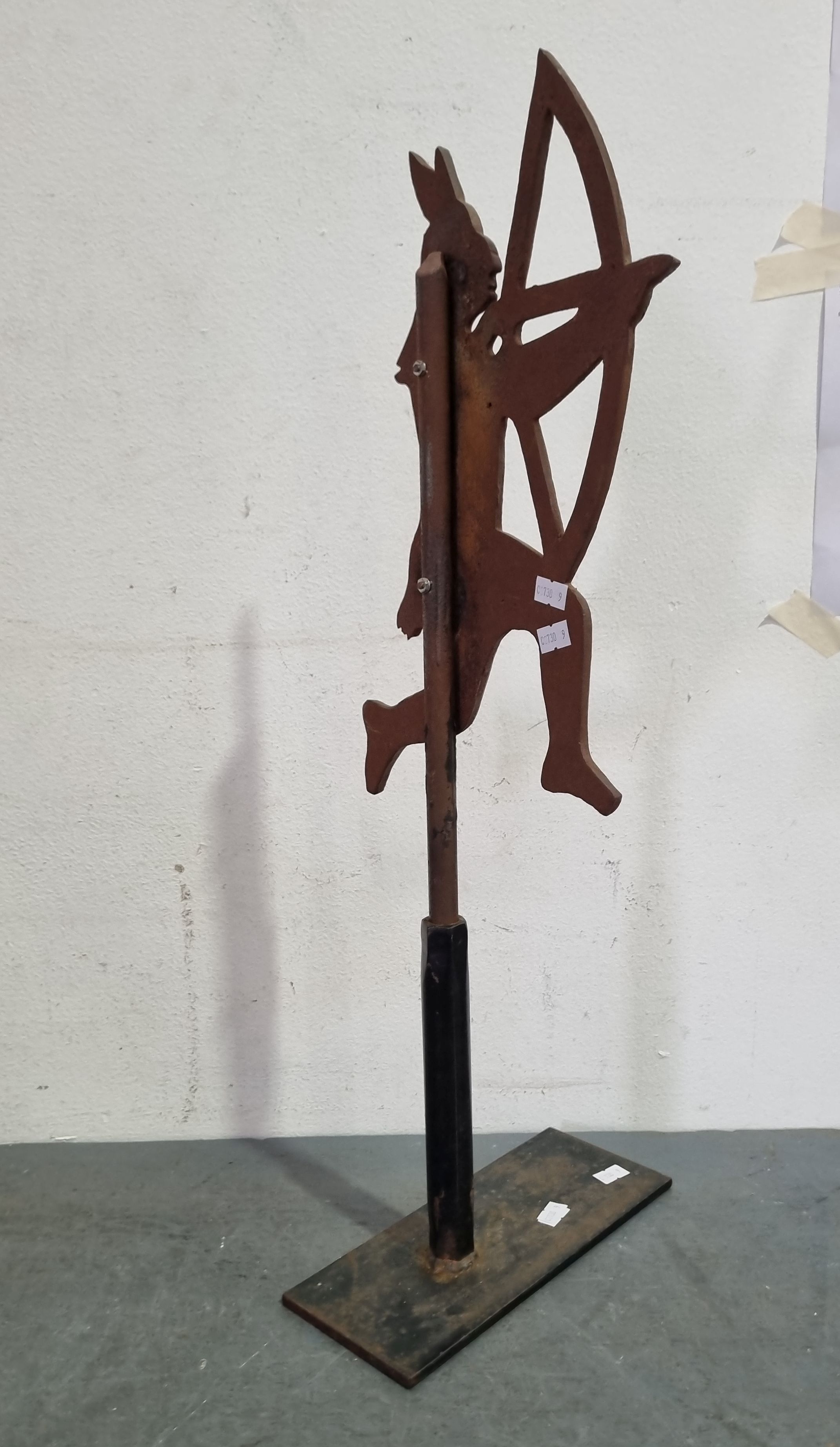 An Early 20th Century American Folk Art Sheet Metal Cutout