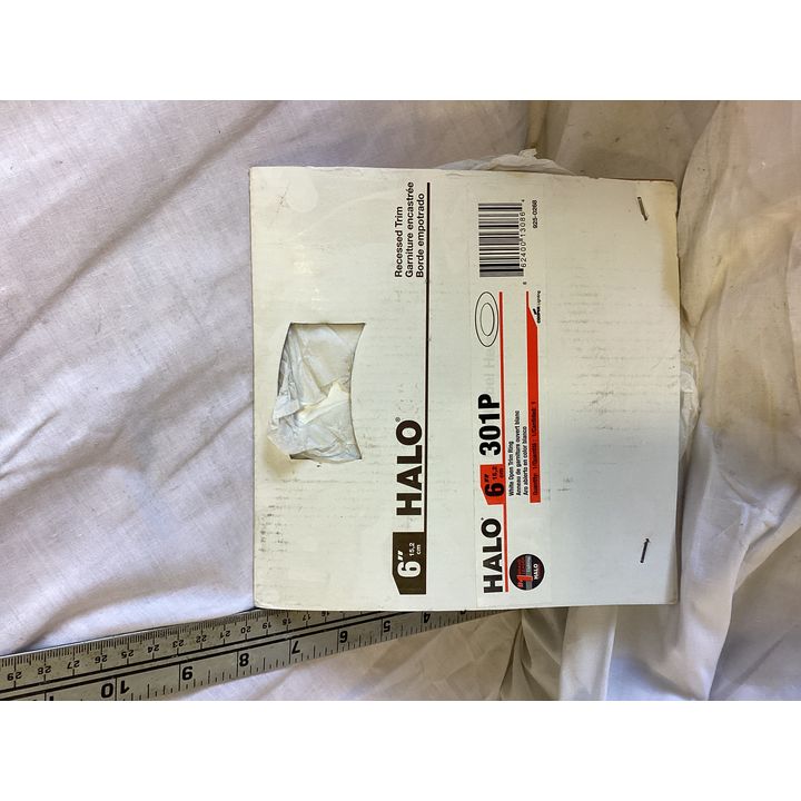 6'' Halo White Open Trim Ring (Recessed Trim)