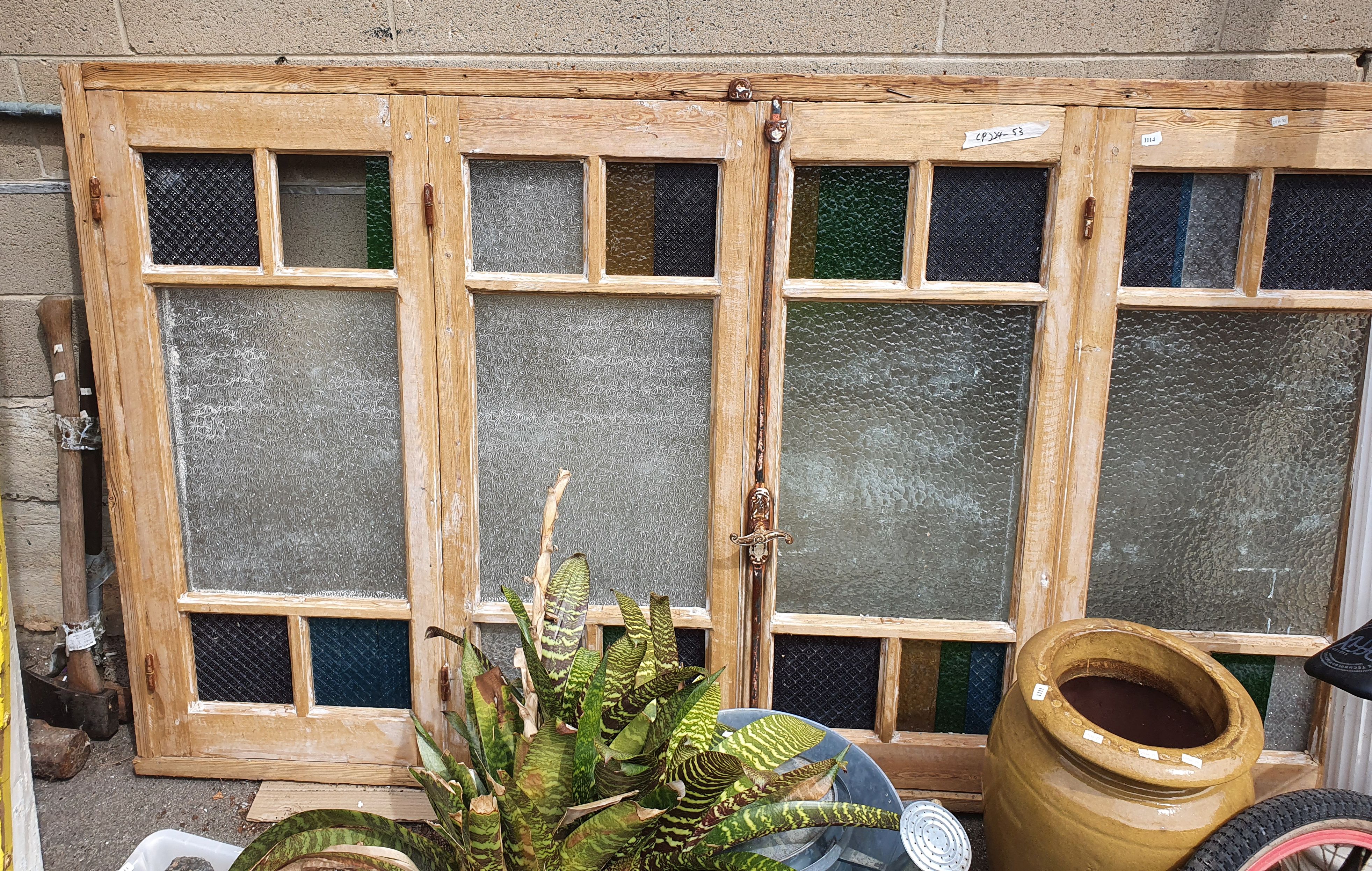 1112 · A RUSTIC FOUR PANEL WINDOWS