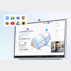 Vibe Smart Whiteboard S1 55″ | 4K UHD Touch Screen Computer j