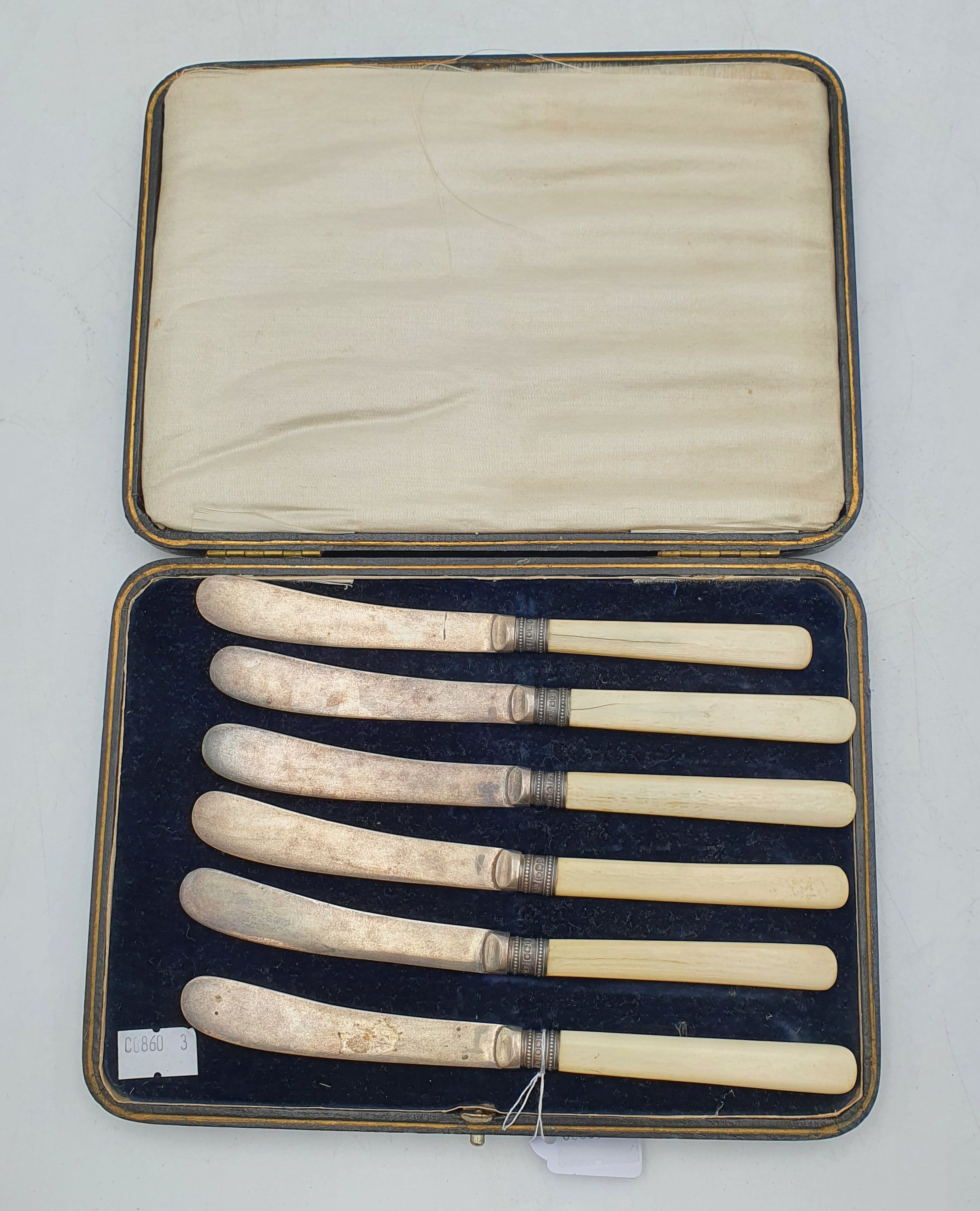 Six George V Butter Knives