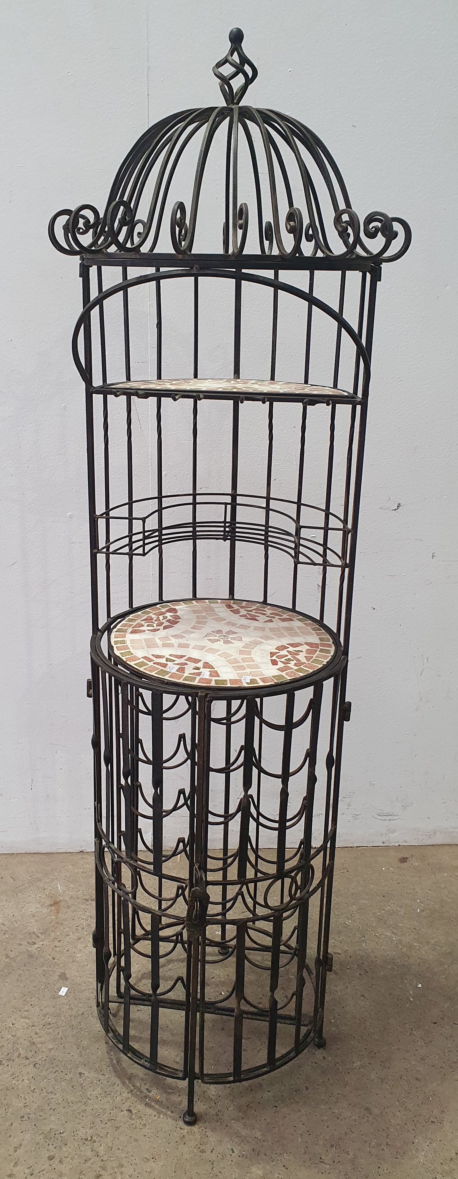 A Wine Rack Combination Stand