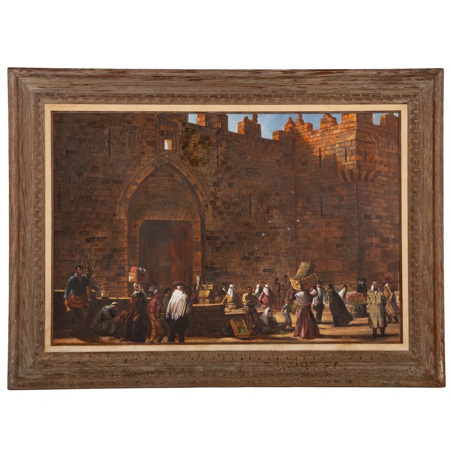 Joseph Sheppard. "Damascus Gate," oil