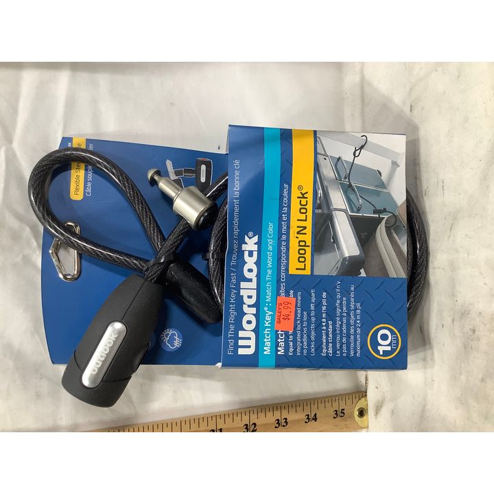 8ft Wordlock Loop'N Lock