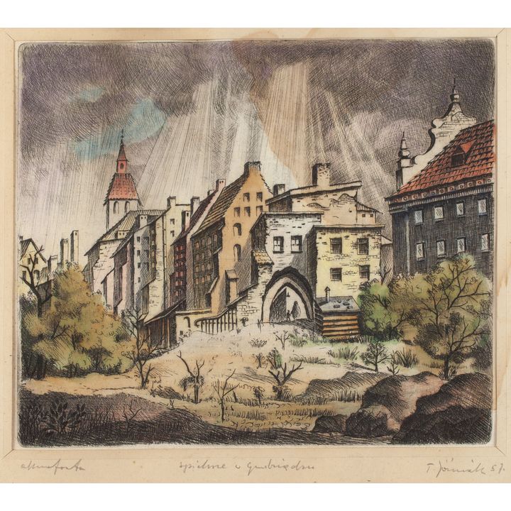 Teofil Jóźwiak | "Spichrze w Grudziądzu", 1957