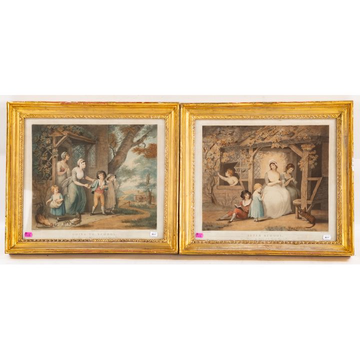 A Pair of 19th century British Lithographs