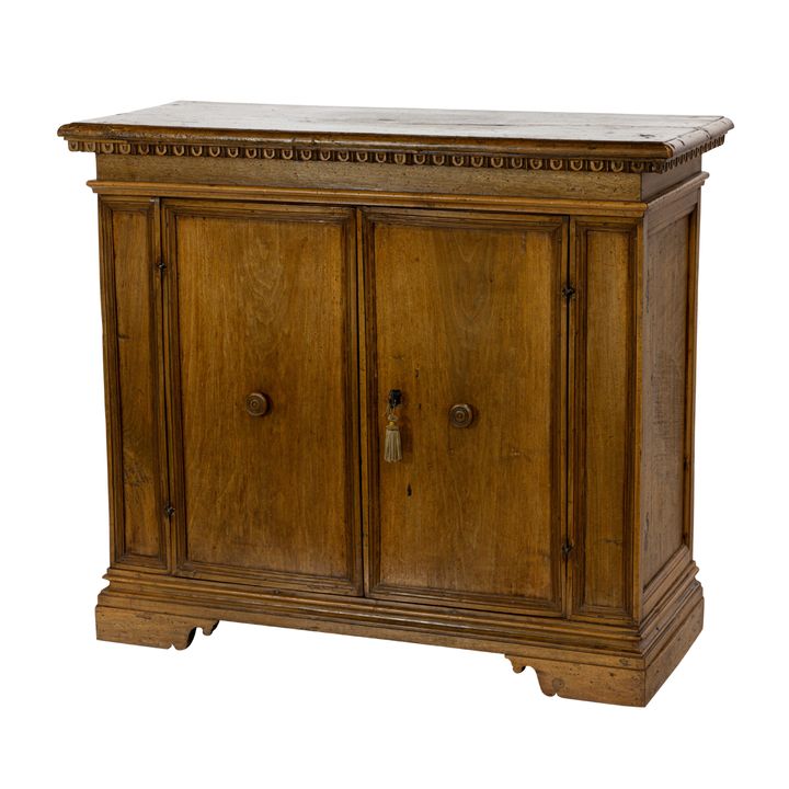 A Italian walnut server, 17th/18th century