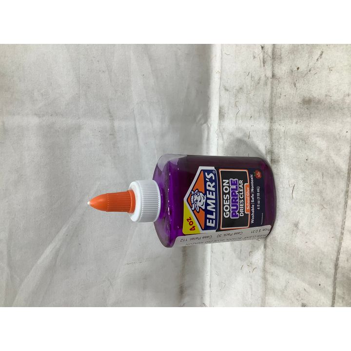 4oz Elmer's Glue ( Goes On Purple Dries Clear)
