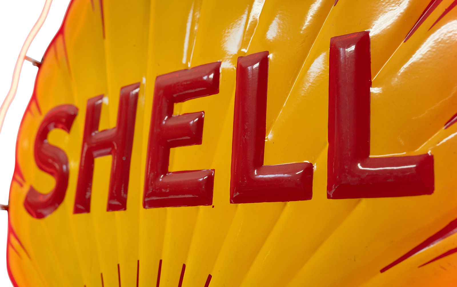 Shell Gasoline Sign with Neon Lights | Gooding Christie's