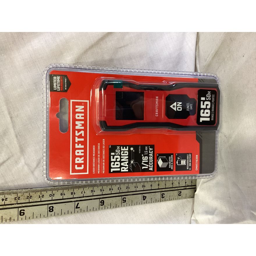 Craftsman Laser Distance Measurer- 165'
